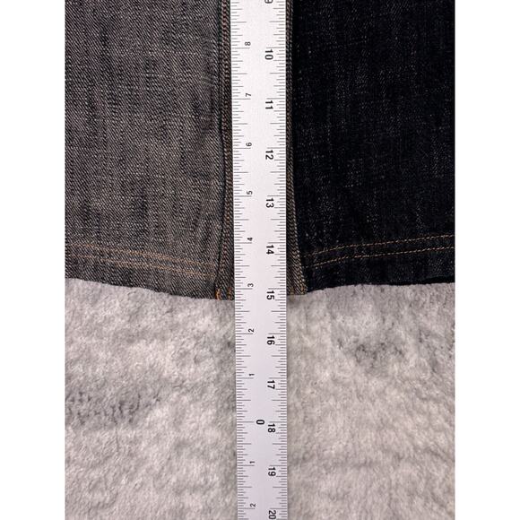 Sessun Skirt 36 / US XS Womens Patchwork Denim Button Front Mini - Picture 5 of 7